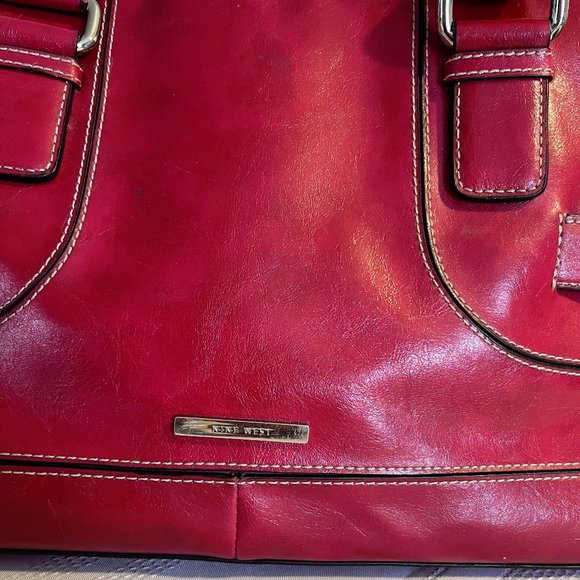 EUC Nine West Leather Bag - Picture 3 of 11